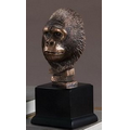 Gorilla Head, 4"Wx9"H
